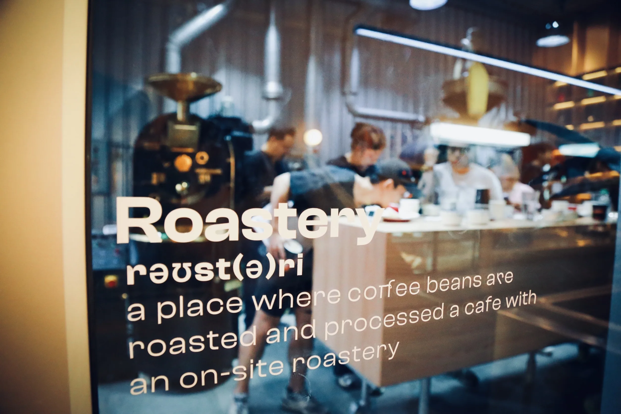 Roasted Flavors on-site roastery